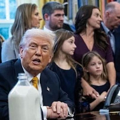 Trump assina lei que retorna leite integral às merendas escolares