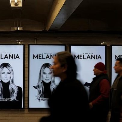 Documentário sobre Melania tem bilheterias fracas no Reino Unido, admite Vue