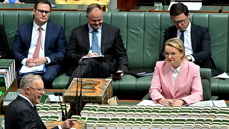 Anthony Albanese and Sussan Ley and members of the Coalition frontbench during question time in July last year. MPs are expected to arrive in Canberra before Australia Day as parliament is recalled early.