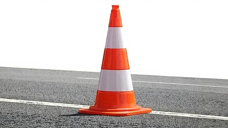 Cone de trânsito para prova de baliza da CNH. (Foto: Filo gèn' / Wikimedia Commons)