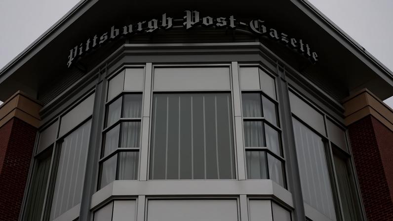 The Pittsburgh Post-Gazette building.