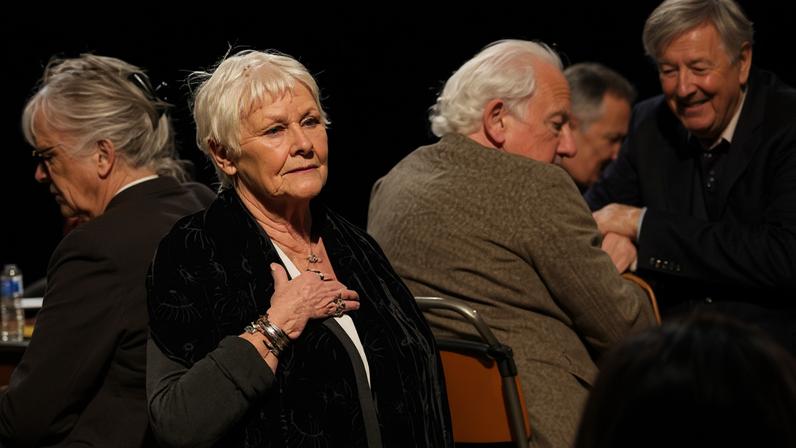 That strain again … (from left) Penelope Wilton, Judi Dench, Simon Callow and Stephen Fry in The Twelfth Night Reunion.