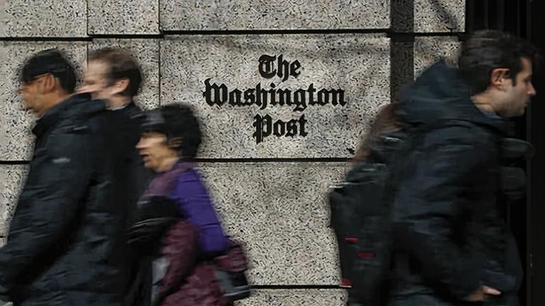 The One Franklin Square Building, home of the Washington Post newspaper, in downtown Washington on 21 February 2019.