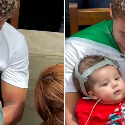 Nikolas Ferreira ora por bebê com doença rara durante caminhada