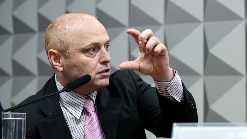 Imagem de arquivo - Delgatti na CPI dos Atos Golpistas — Foto: Geraldo Magela/Agência Senado
