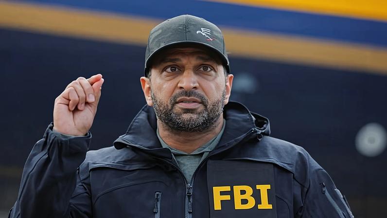 Kash Patel speaks in Ontario, California, on 23 January 2026.