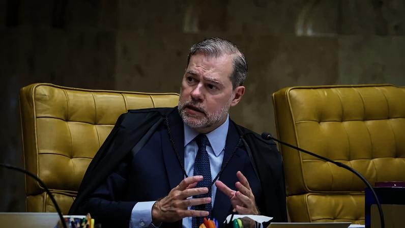 Ministro Dias Toffoli, durante a sessão plenária do STF. Foto: Gustavo Moreno/STF