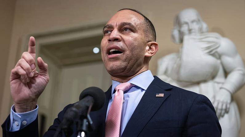 Hakeem Jeffries, the House minority leader.