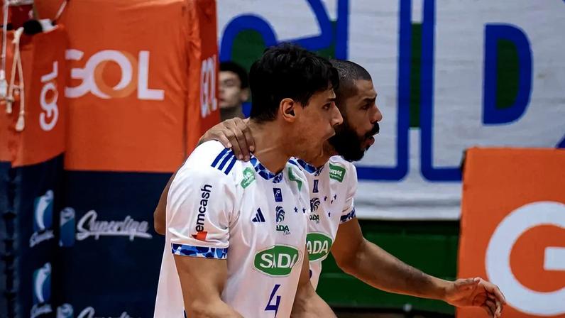 Cruzeiro x Guarulhos na Superliga Masculina (Foto: Agência i7/ Cruzeiro)