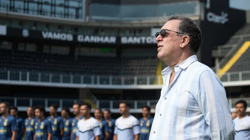 Marcelo Teixeira, presidente do Santos (Foto: Foto: Reinaldo Campos/ Santos FC)