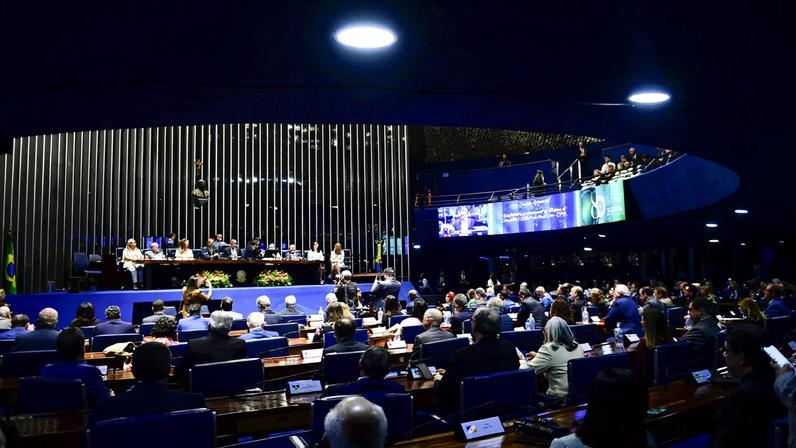 Plenário do Senado Federal durante sessão especial. (Foto: Saulo Cruz / Agência Senado)