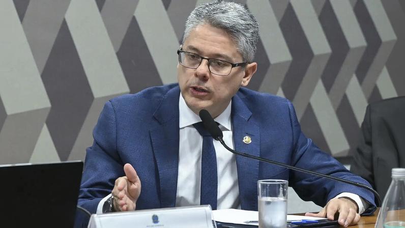Relator da CPI do Crime Organizado, senador Alessandro Vieira (MDB-SE). (Foto: Carlos Moura / Agência Senado)
