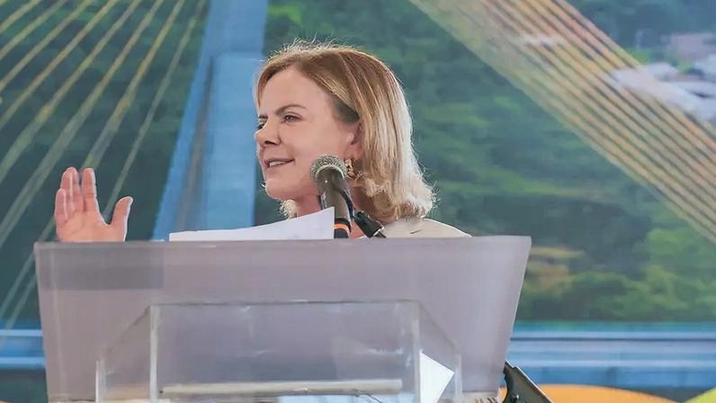 Gleisi Hoffmann, ministra das Relações Institucionais. (Foto: Gil Ferreira/SRI-PR)