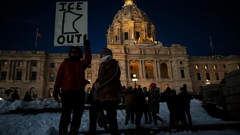 The Minnesota capitol in St Paul. The state and its Somali American residents have been targeted by the Trump administration for the past year.