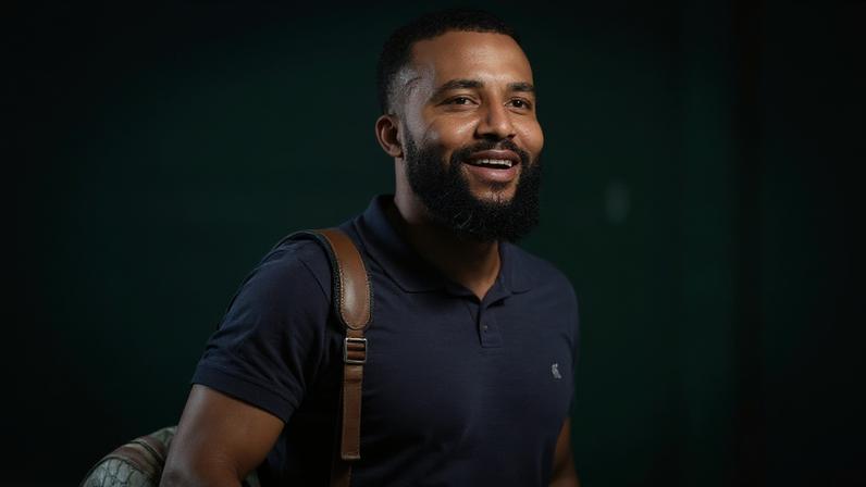 Samuel Xavier em reapresentação ao Fluminense (Foto: Lucas Merçon/ Fluminense FC)