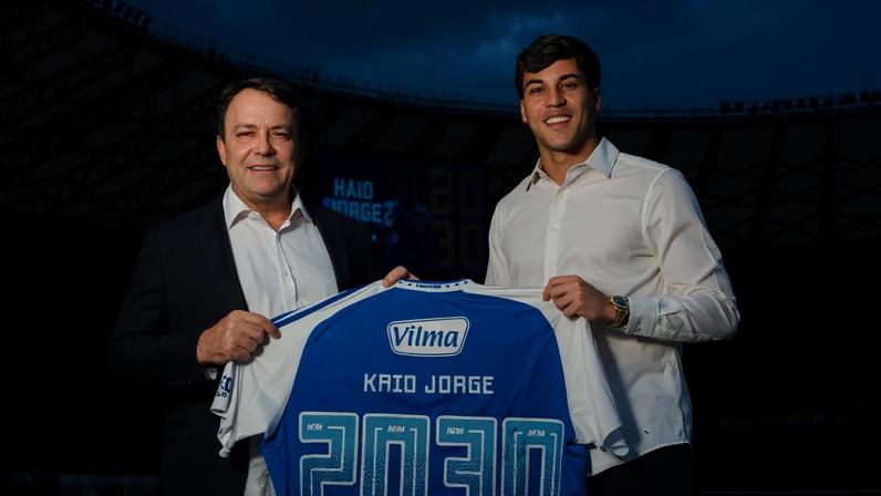 Kaio Jorge e Pedrinho (Foto: Yuri Laurindo/Cruzeiro)