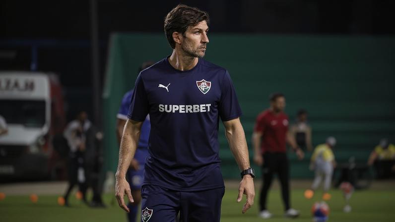 Maxi Cuberas, auxiliar do Fluminense (Foto: Lucas Merçon/ Fluminense FC)
