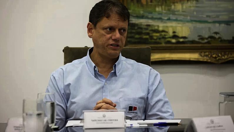 Tarcísio obtém aval de Moraes para visitar Bolsonaro. (Foto: Paulo Guereta/ Governo de São Paulo)