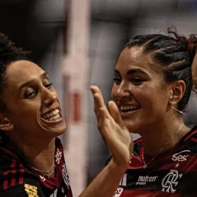 Flamengo vence Osasco em clássico da Superliga Feminina após apagão no ginásio