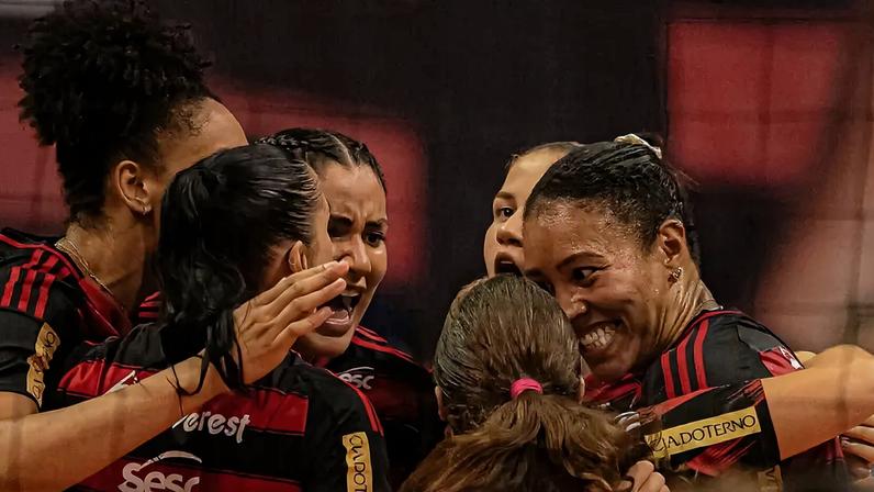 Sesc RJ Flamengo na Superliga Feminina 25/26 (Foto: Paula Reis/ Flamengo)