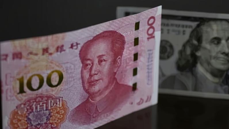 China’s yuan held steady after the upbeat trade data.