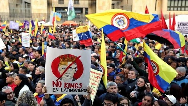 Milhares protestam na Colômbia contra intervenção de Trump na Venezuela