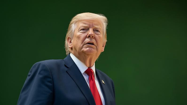 Donald Trump at the World Economic Forum in Davos this week.