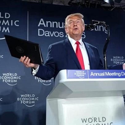 Trump em Davos: checagem de oito guerras encerradas e parques eólicos chineses