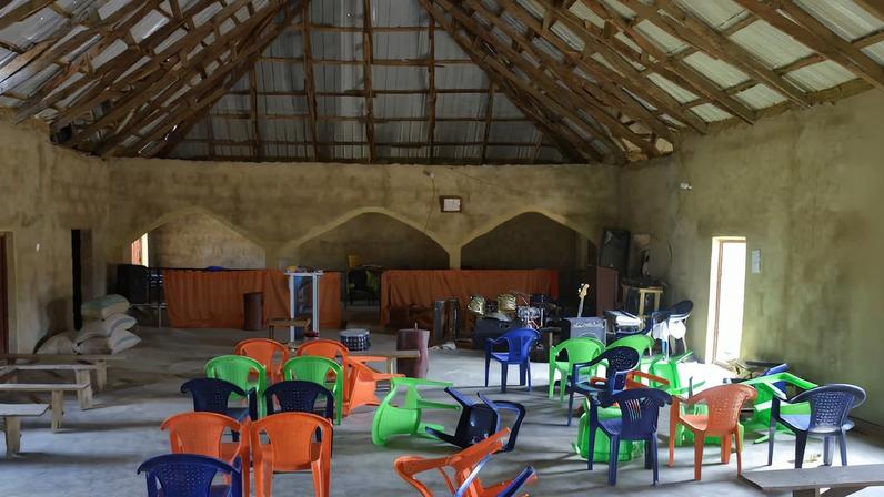 An interior view of Haske Cherubim and Seraphim Movement Church, after an attack by gunmen in which worshippers are kidnapped, in Kurmin Wali, Kaduna Nigeria, January 20, 2026. REUTERS/Nuhu Gwamna