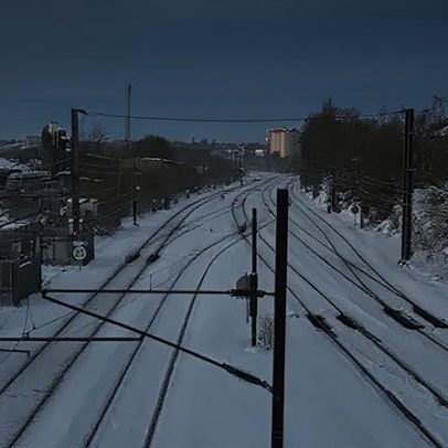 Interrupções ferroviárias previstas por forte nevasca