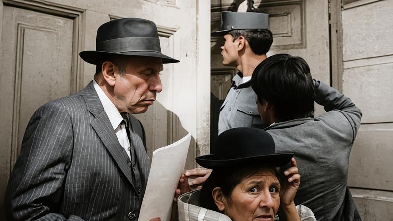 ‘The claims had to be filed before a deadline’ … tense Bolivians queue in La Paz.