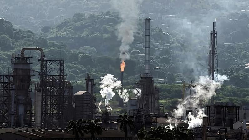 A state-owned oil refining plant in Puerto La Cruz, Venezuela, in November 2021.