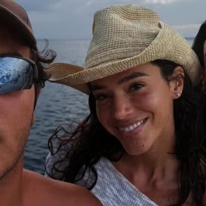 Bruna Marquezine curte dia de praia com Marcelo Sangalo, filho de Ivete