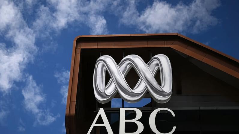 Signage outside the ABC Melbourne offices in Melbourne