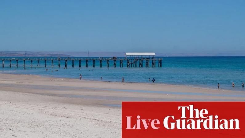 Henley beach in Adelaide, where temperatures are predicted to reach 42C on Wednesday.