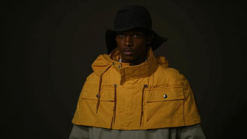 Prada’s Milan menswear collection for autumn/winter 2026-27 contained disparate elements put together in the same outfit.