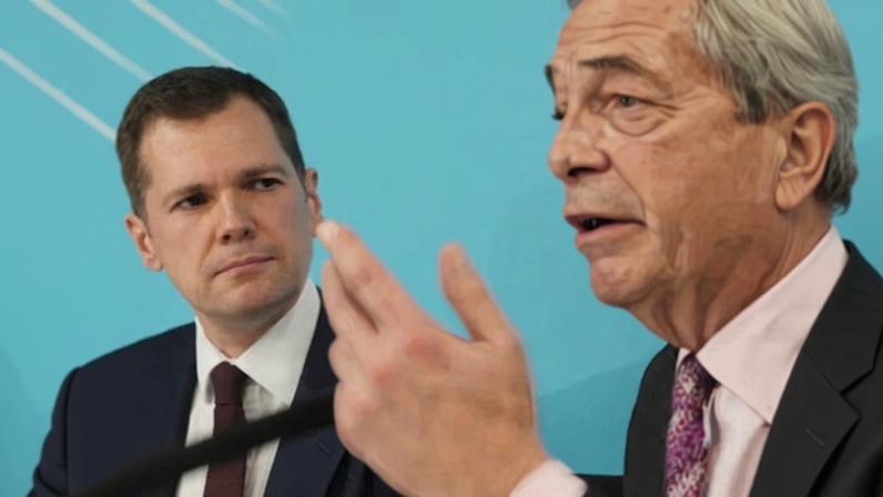 O que Jenrick e Farage já disseram um sobre o outro no passado