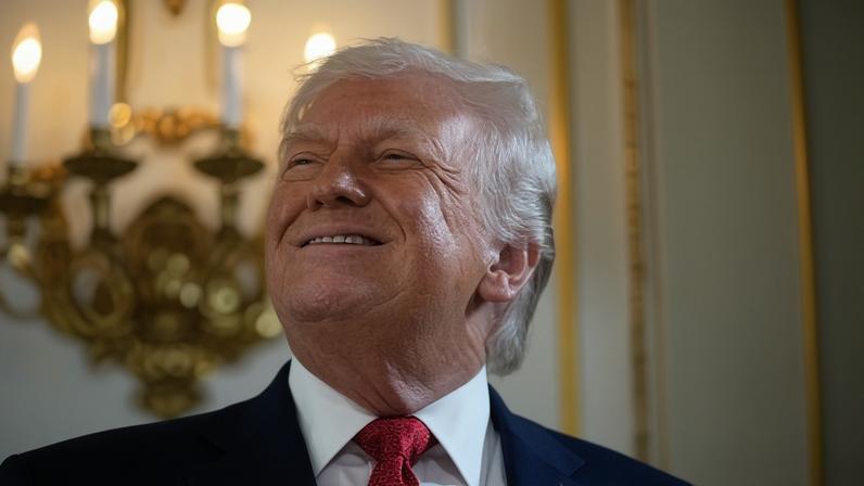 Donald Trump at his Mar-a-Lago club in Palm Beach, Florida, last week.