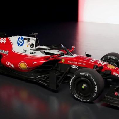 Ferrari revela pintura oficial do carro da temporada 2026 da F1