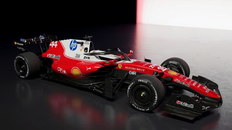 SF-26, carro de 2026 da Ferrari na F1 — Foto: Divulgação