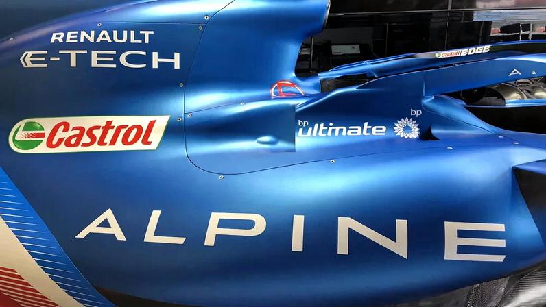 Marca Alpine substitui o nome Renault na equipe em 2021 — Foto: Divulgação