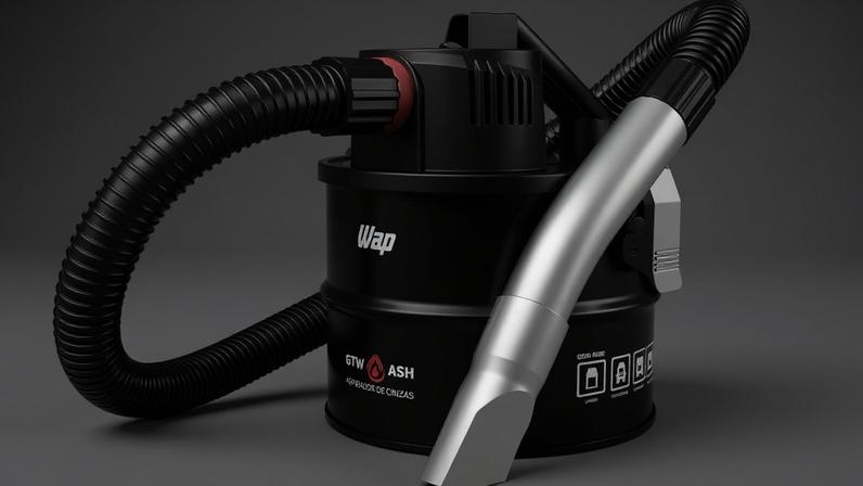 Aspirador facilita limpeza da churrasqueira