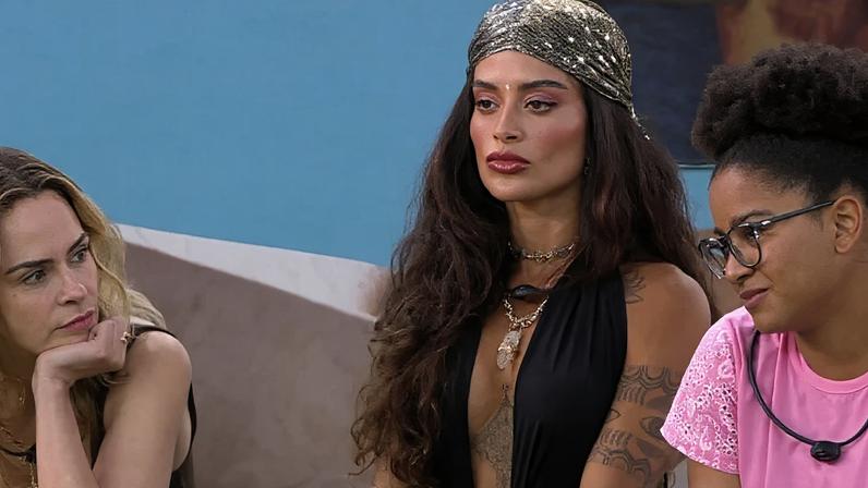 ‘BBB 26’: Milena, Ana Paula Renault e Aline Riscado disputam a preferência do público no primeiro Paredão desta temporada