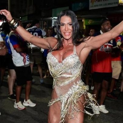 Carnaval 2026 da União da Ilha terá ensaio com Gracyanne Barbosa