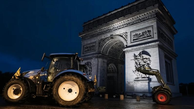 Agricultores franceses protestam em Paris contra acordo UE-Mercosul