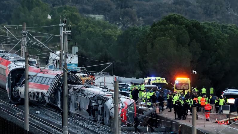Two high-speed trains derail in Spain