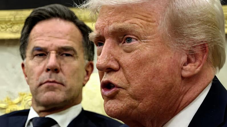 U.S. President Trump meets with NATO Secretary General Rutte in Washington