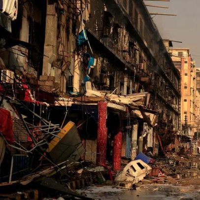 Fogo em shopping de Karachi deixa cerca de 50 mortos, afirma autoridade