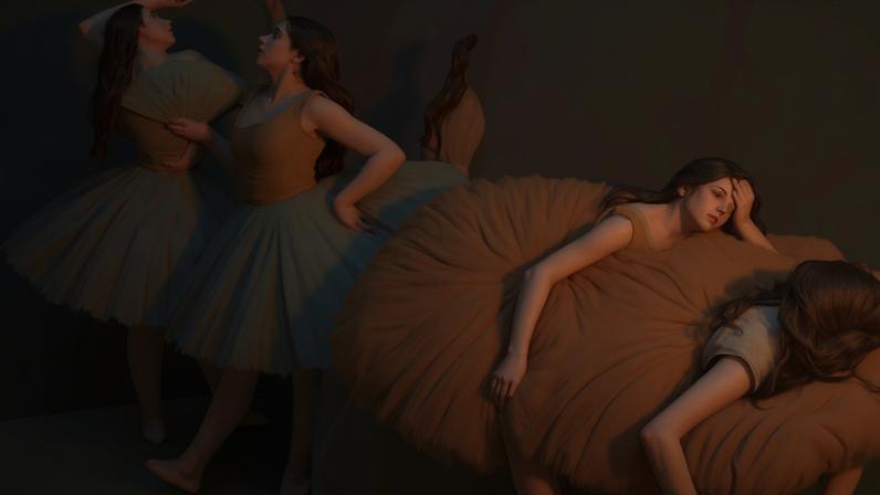 Edgar Degas’s *Ballet Dancers* (1888) was given to the National Gallery in London