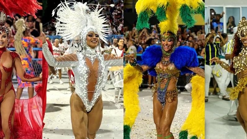 Carnaval 2026: veja fotos do segundo ensaio técnico no RJ com Sabrina Sato, Viviane Araújo e visita de Virgínia Fonsceca
